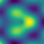 Vibrant abstract design inspired by a padel court with dynamic colours and energetic lines